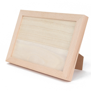 Natural Solid Pine Wood Photo <strong>Frame</strong> Size From 6&quot; to <strong>20</strong>&quot; Standing Hanging Hardwood Rustic Picture <strong>Frame</strong> Housewarming Gift - Product Image 1