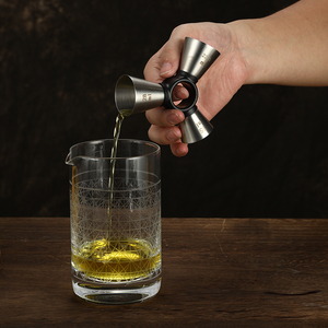 Customized <strong>3</strong> Capacity Stainless Steel 304 Wine Mixing Jigger <strong>3</strong> End Rotating Bartender <strong>Cocktail</strong> Measuring Scales Bar Jigger - Product Image 6