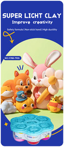 Plasticine Hand-Painted <strong>Clay</strong> for Students 24 Color Safe Non-Toxic Ultra-Light Package Children's Space <strong>Clay</strong> Doll - Product Image 5