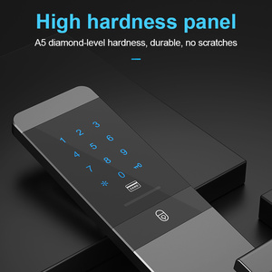 Wifi uzaktan güvenli kapı üreticisi TTlock app akıllı pin numarası tuş takımı kodu şifreli anahtarsız şifre dijital kapı kilidi - Product Image 4