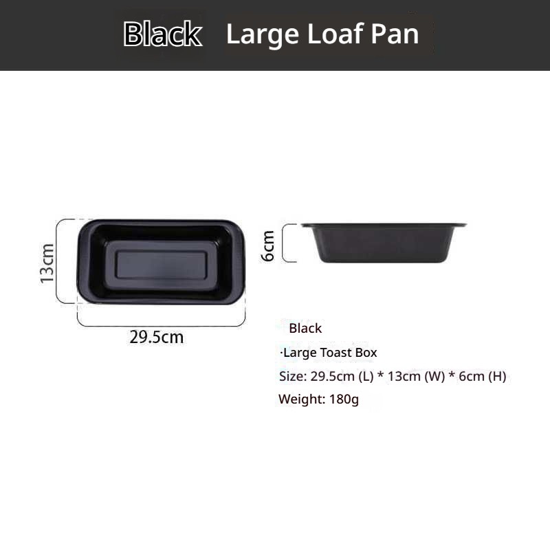 Grande boîte à toasts noire