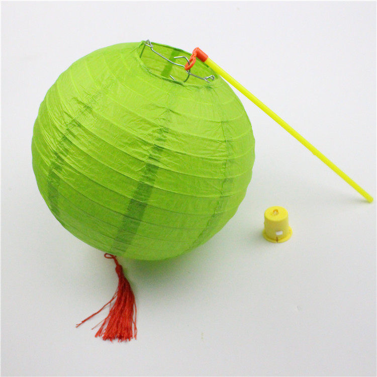 Lanterne verte de 8 pouces