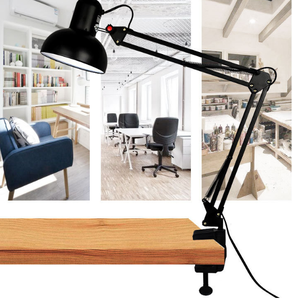 现代简约方向可调摆臂折叠台灯学习阅读e27发光二极管现代台灯 - Product Image 4