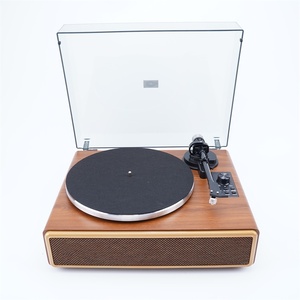 New Wooden Gramophone Vinyl Turntable Record Player with 3.5mm Aux in <strong>RCA</strong> Out,with <strong>USB</strong> Play &amp; Encoding,bluetooth <strong>Input</strong> &amp; <strong>Output</strong> - Product Image 3