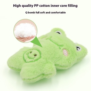 Juguete de peluche de hierba gatera de venta directa del fabricante, juguete de autoentretenimiento interactivo con forma de animal bonito para gatos, hecho de conejos de algodón - Product Image 2