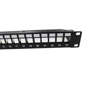 19 Inch 1U 24 Port blank <strong>patch</strong> <strong>panel</strong> cAT5e cat6 cat6a unloaded empty <strong>Patch</strong> <strong>Panel</strong> - Product Image 2