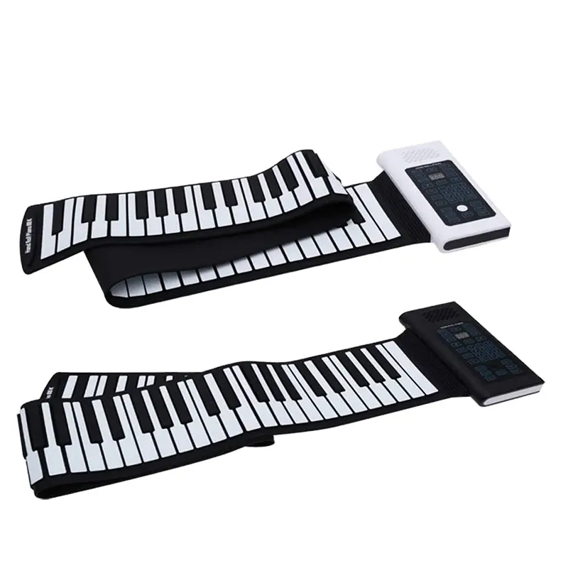 Nhạc Cụ Mini Midi Điều Khiển Cho 88 Phím Điện Người Mới Bắt Đầu Đàn Piano Bàn Phím Cuộn lên Đàn Piano Cảm Ứng