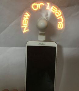 Пользовательские программы USB светодиодный вентилятор, портативный мини-мобильный телефон охлаждения Usb вентилятор с iPhone и адаптерами Type-C - Product Image 3