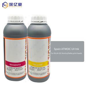 España ATMOIC UV tinta para código de barras QR impresora de inyección de tinta adecuada para Ricoh G5 G6 Konica S-eiko boquilla - Product Image 6