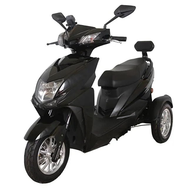 Yeni varış yetişkin 3 tekerlekli elektrikli moped scooter