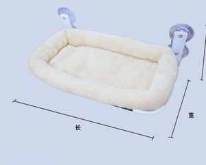 Yeni tasarım küçük Pet yatak isınma kedi hamak yıkanabilir katı pencere kedi levrek hamak küçük Pet kedi yavru yuva - Product Image 4