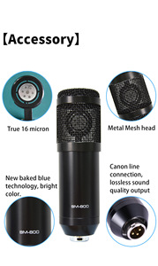 高品质USB音频接口专业V9 X专业声卡混音器BM-800话筒套装演播室现场录制 - Product Image 2