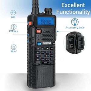 Baofeng M-5R Radio a due vie Walkie Talkie con AM FM Zes-Band 3800mAh Type-C Draadloze UV-5R Lan Afstand Commutator Ham - Product Image 6