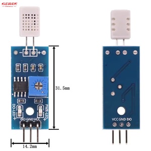 Interruptor y detector de humedad HR202 Módulo de resistencia sensible a la humedad de 5V Sensor LM393 con salida comparadora de 15mA - Product Image 1