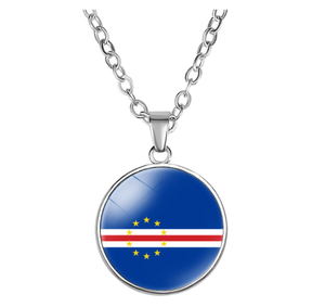 תליון כף ורדה דגל נחושת קלאסי תליון necklaceהכולל יהלום פנינה זירקון מתנה בהשראת דרום אפריקה