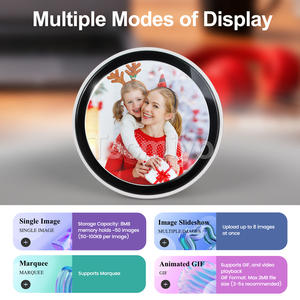 Anime Accessoires Touchscreen Smart Digitale <span class=keywords><strong>Display</strong></span> Badge Elektronische Badge Scherm Bedrijfsnaamplaatje Elektronica Led Badges - Product Image 4