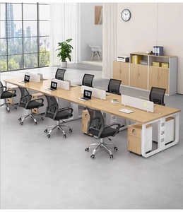 Chuangyue Simples Office <span class=keywords><strong>Desk</strong></span> Modern Staff Work Chair Set Tela Moderna <span class=keywords><strong>Double</strong></span> Staff Conferência <span class=keywords><strong>Computer</strong></span> <span class=keywords><strong>Desk</strong></span>
