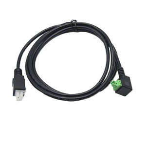 Molex 4.2mm 2x2pin Dual Row 4 Way to 3.81 2p 1851041 Green Terminal Molded <strong>Wire</strong> Harness Cable Assembly