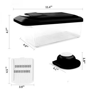 Çok İşlevli 10 1 paslanmaz çelik mutfak dilimleme gıda parçalayıcı sebze kesici mutfak dilimleme ile Dicer konteyner - Product Image 3