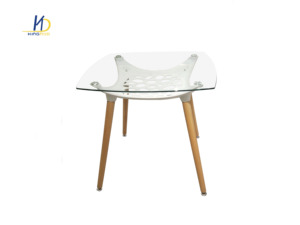 现代玻璃双层餐桌圆桌 - Product Image 6