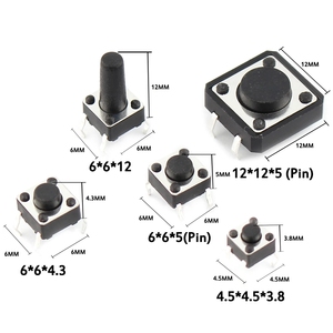 Assorted <strong>Micro</strong> <strong>Switch</strong> <strong>Push</strong> <strong>Button</strong> Tact Touch <strong>Switches</strong> SMD DIP Reset Mini Leaf <strong>Switch</strong> 2*4 3*6 4*4 6*6 Diy Kit - Product Image 6