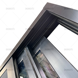 Yeni çift camlı alüminyum 2 veya 3 parça yüksek kaliteli üçlü cam sürgülü pencere ile sürgülü pencere alüminyum pencereler - Product Image 5