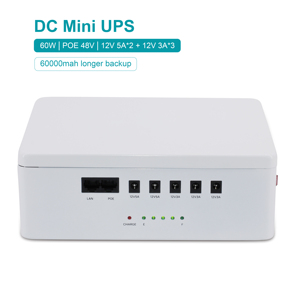 Smart online mini dc UPS 60 Вт обеспечивает длительное время резервного копирования для Wi-Fi маршрутизатора 30 часов и все в одном компьютере 8 часов - Product Image 1