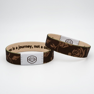 Customized <strong>Design</strong> Colorful <strong>Elastic</strong> <strong>String</strong> for Bracelet Dropshipping Printed Wristbands Promotional Gift - Product Image 5