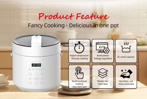New Electric Pressure Rice Cooker 2L With 13 Cooking <strong>Programs</strong> Smart Control <strong>LCD</strong> <strong>Display</strong> - Product Image 6