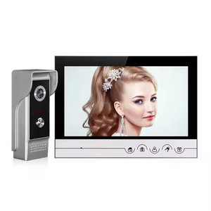 XINSILU Pantalla de 9 pulgadas Monitor interior Sistema de intercomunicación de videoportero con función de grabación para seguridad en el hogar - Product Image 1