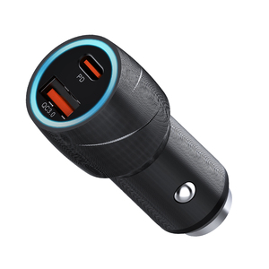 Hot Sale SMS- A111 PD &amp; QC3.0 38W Power Fast Charge 5V <strong>2</strong>.4A Quick Car Charger Dual USB Output with Type c to Type c <strong>2</strong> <strong>in</strong> <strong>1</strong> - Product Image 5