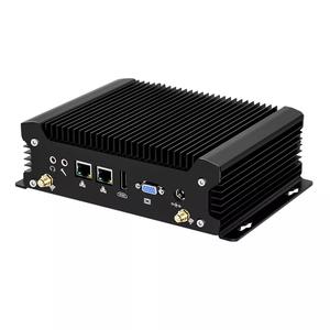 Barato Industrial pequeño tamaño PC Intel Core I3 10th Gen procesador computadora de escritorio Dual Lan Dual Com 8xUSB Fanless Mini PC