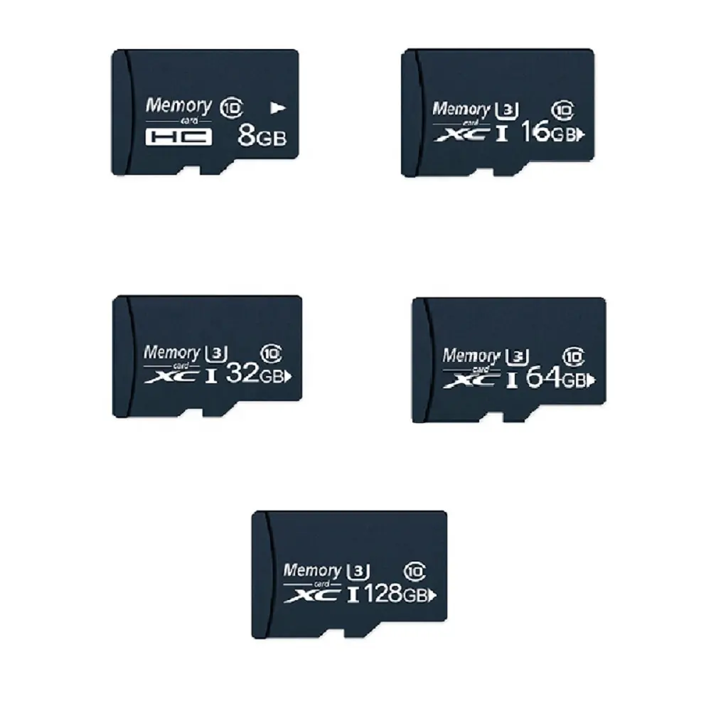 도매 메모리 카드 SD 카드 8GB 16GB 32GB 64GB 128GB 마이크로 TF 카드 MP3 시계 카메라 GPS 게임 콘솔 휴대 전화