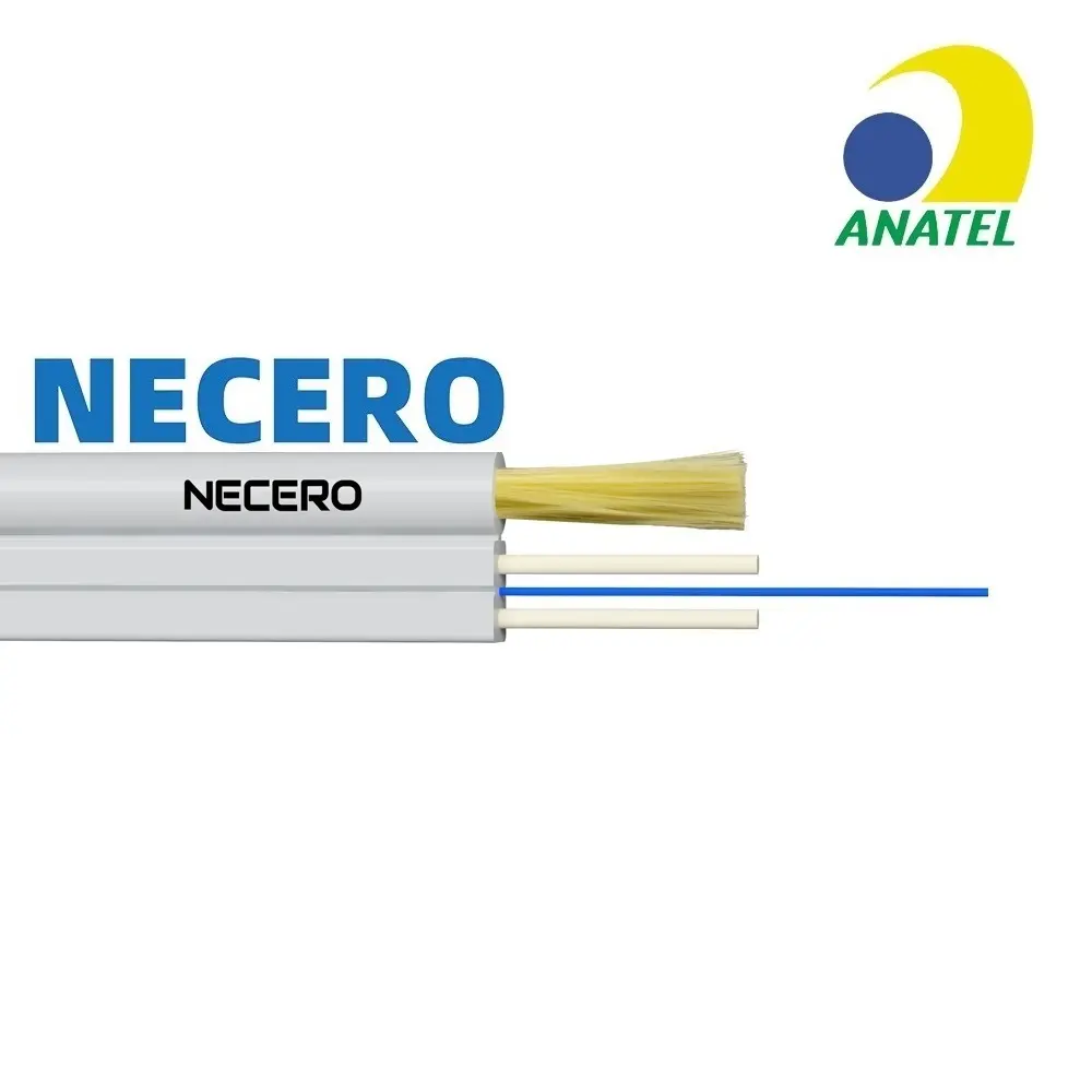 Cable de fibra óptica tipo arco FTTH autoportante para exteriores GJYXCH con ANTEL para el mercado de Brasil