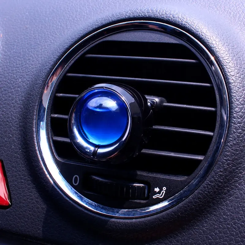 Membrana purificadora de ar para carro, atacado perfume do carro membrana redonda carro clipe de ventilação personalizado