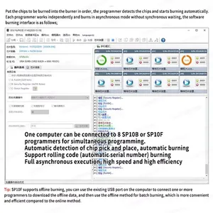 Nuovo SP10-B SFLY SP10B BIOS programmatore universale programmatore FLASH memoria EEPROM aggiornamento del SP8-A SP8-B