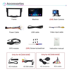 2.5Din Android 9 Support Rear Camera For Toyota RAV4 2007 2008 2009 2010 2011とCar GPS Stereo Radio - Product Image 6