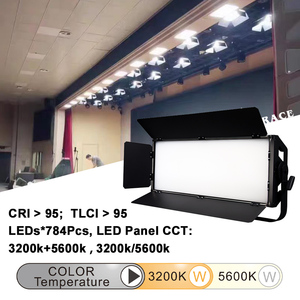 Igracelite แผงไฟ LED 400W TLCI CRI>95แผงไฟมืออาชีพ CCT3200K/5600K RDM แผงไฟ LED เงียบโหมด - Product Image 2