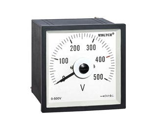 La mejor Escala doble personalizada de 90 grados 0-450V medidor de voltaje doble punteros 450 V voltímetro con precio de salida de alarma - Product Image 3