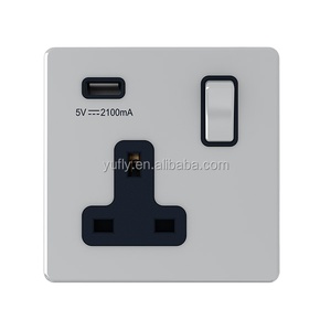 Venda imperdível para casa elétrica reino unido parede padrão elétrica interruptor comutado fusível/spuros unidade de conexão interruptor de fusível