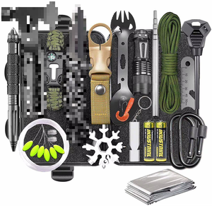 Outdoor Camping Natural <strong>Disaster</strong> Earthquake Emergency Waterproof Adventure First Aid Sos Survival Tools Kit Set Wholesale - Product Image 1