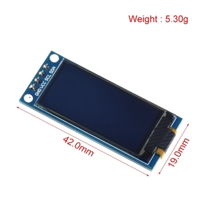 TZT 1,3-Zoll-OLED-Display 64x128 LCD-Modul SH1107 LCD 1,3 "OLED Vertikales Bildschirm modul für Arduino - Product Image 2