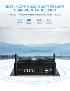 Mini PC HYSTOU 10th Gen Processor Fanless Intel i7-10810U SIM SATA 3,0 Win 10/11 Centos Ubuntu Computadora industrial - Product Image 6