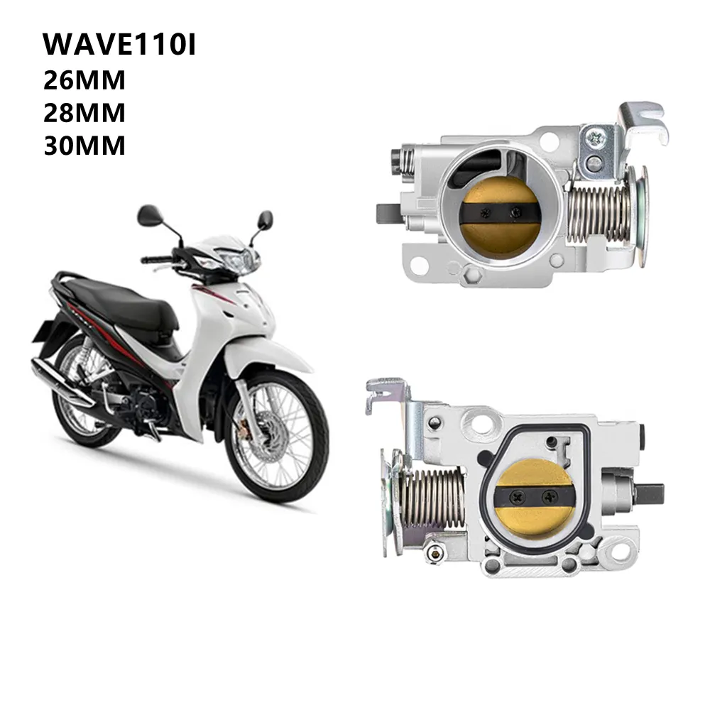 Hiệu suất cao 26mm 28mm 30mm xe máy cuerpo Del acelerador cho Honda Wave 110 110i 125i wave110 wave110i wave125i