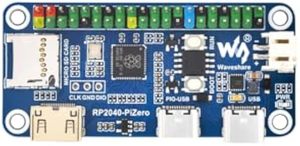 Placa DE DESARROLLO Waveshare, basada en el procesador Raspberry Pi RP2040 de doble núcleo - Product Image 3