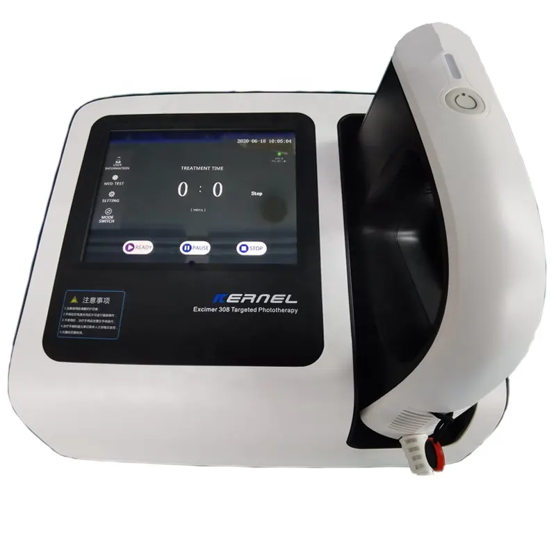 Equipamento médico profissional 308 excimer laser para psoríase vitiligo tratamento máquina para clínica e uso hospitalar Kn-5000C