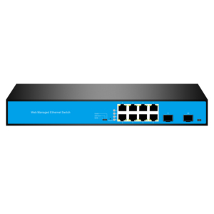 SNMP機能を含む2つのライトと8つの電気SFPポートを備えたOEM/ODMエンタープライズグレードネットワークL2 Webマネージドスイッチ