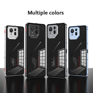 Asus ROG Phone 9 Pro / ROG Phone9バック強化ガラスカメラレンズカバー用弾性スナップ磁気メタルバンパーフレームケース - Product Image 6