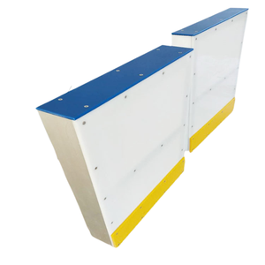 18-20mm kalınlığında HDPE açık sentetik buz pisti çit ve alüminyum Dasher kurulu - Product Image 1