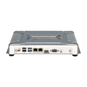 CPU i5 i7 6/7/8世代OEM/ODM格安価格複数のネットワークポートUSB勝利Linux産業用ファンレスPC WiFi付き - Product Image 5